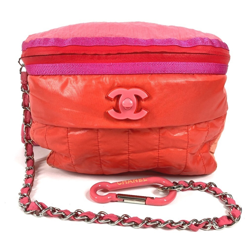 CHANEL Pink Logo Bag